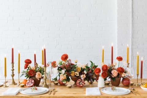 Red, Yellow and Pink Tabletop Decor