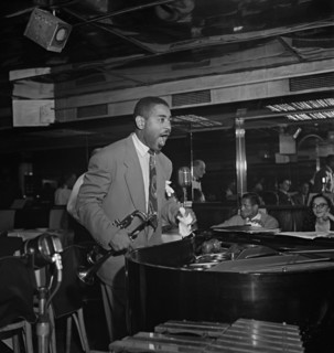 Dizzy Gillespie, Downbeat Club, New York City, New York, USA, William P. Gottlieb Collection, 1946