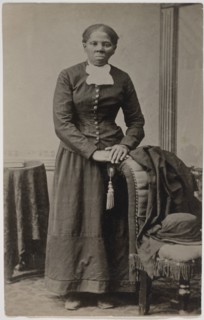 Harriet Tubman (1820-1913), American Abolitionist, Full-Length Standing Portrait with Hands resting on Chair by Harvey B. Lindsley, early 1870's