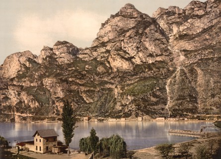 Ponale Road, Riva del Garda, Lake Garda, Italy, Photochrome Print, Detroit Publishing Company, 1900