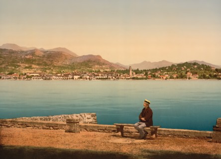 Isola di San Giovanni, Lake Maggiore, Pallanza, Italy, Photochrome Print, Detroit Publishing Company, 1900