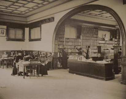 Library Interior, Claflin University, Orangeburg, South Carolina, USA, 1899