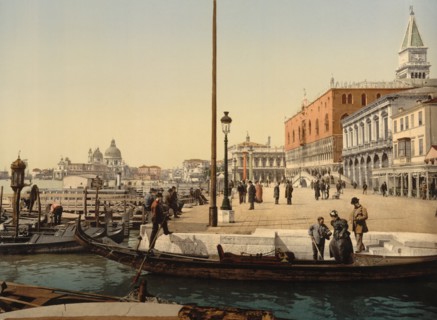 Doge's Palace, Venice, Italy, Photochrome Print, Detroit Publishing Company, 1900