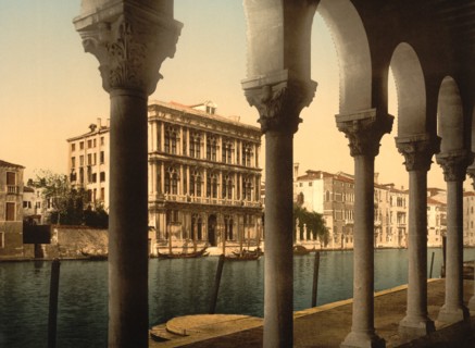 Vendramin Palace, Venice, Italy, Photochrome Print, Detroit Publishing Company, 1900