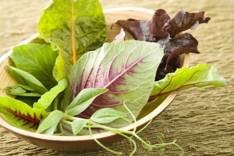 Mixed Greens in Bowl