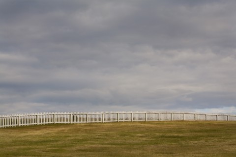 Fence, Field and Sky