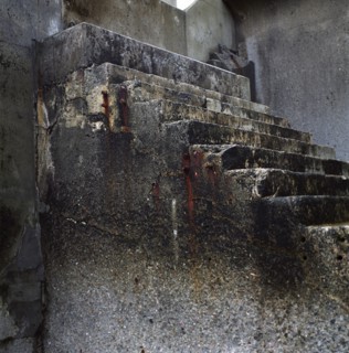Damaged Old Concrete Stairs