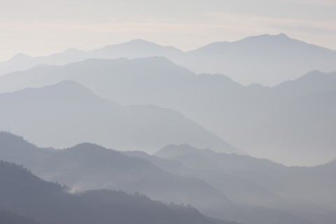 Layers of Misty Mountains in Northern India II