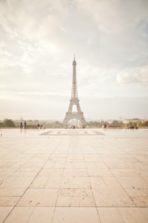 Eiffel Tower Viewed from the Trocadero, Paris France