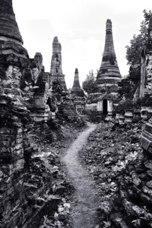 Ancient Pagodas, Indein, Myanmar