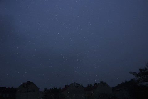 Night Sky with Snowfall