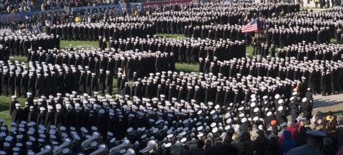 Military Procession, 110th Army-Navy Football Game, Philadelphia, Pennsylvania, USA