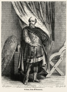 William, Duke of Normandy, Illustration from John Cassell's Illustrated History of England, Vol. I from the earliest period to the reign of Edward the Fourth, Cassell, Petter and Galpin, 1857