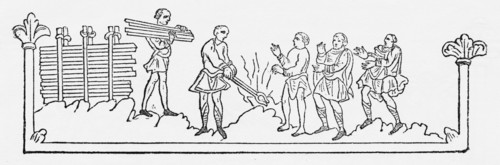Anglo-Saxon Calendar, November, pre-Norman, Conquest of 1066, Illustration from John Cassell's Illustrated History of England, Vol. I from the earliest period to the reign of Edward the Fourth, Cassel...