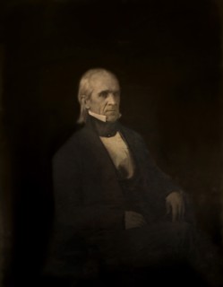 James K. Polk (1795-1849), 11th President of the United States, Seated Portrait, Mathew Brady, 1849