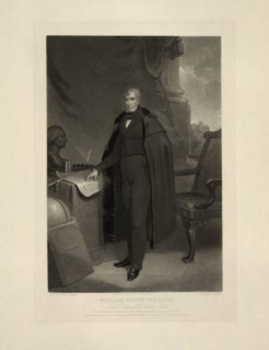 William Henry Harrison (1773-1841), Late President of the United States, Engraving by John Sartain from a Painting by James R. Lambdin, 1841