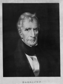 William Henry Harrison (1773-1841), Ninth President of the United States, Head and Shoulders Portrait, Lithograph