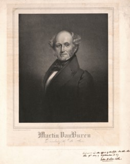 Martin Van Buren, President of the United States, Lithograph by Philip Haas from an Original Painting by H. Inman, 1837