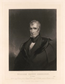 William Henry Harrison of Ohio, Engraved by J. Sartain from an Original 1836 Picture by J.R. Lambdin, 1840
