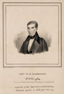 Genl. W.H. Harrison, drawn from life by J. Penniman, lithographed & Published by J. Penniman, 1836