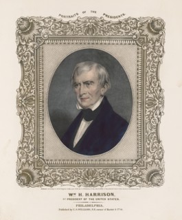 William Henry Harrison, 9th President of the United States, Life on Stone by A. Newsam, Lithograph by A. Duval, Published by C.S. Williams, Philadelphia, 1846
