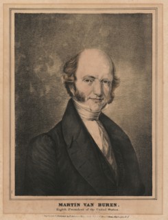 Martin Van Buren, Eighth President of the United States, Lithograph, Published by H. Robinson, 1830's