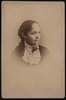 Fannie Barrier Williams (1855-1944), African American Educator and Activist, Cabinet Card, Paul Tralles, 1885