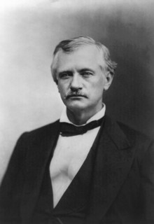 John Tyler Morgan (1824-1907), General in Confederate States Army during the American Civil War and Senator from Alabama who was a Proponent of Jim Crow Laws, and Racial Segregation, Half-Length Portr...