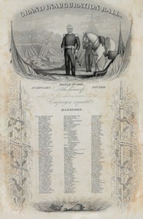 Grand Inauguration Ball, Zachary Taylor, Millard Fillmore, March 5, 1849, Drawn and Engraved by Wm. H. Dougal