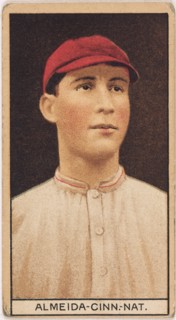 Rafael Almeida, Cincinnati Reds, Baseball Card Portrait, American Tobacco Company, 1912