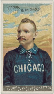 Cap Anson, Chicago White Stockings, Baseball Card Portrait, Goodwin & Co., 1888