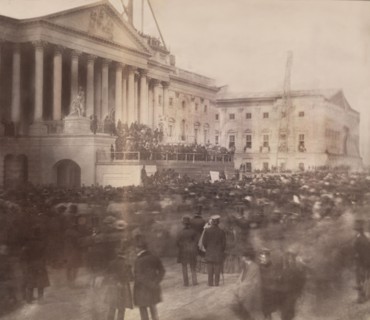 Inauguration of James Buchanan, President of the United States, U.S. Capitol, Washington DC, USA, Photograph by John Wood, March 4, 1857
