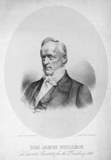 Hon. James Buchanan, Democratic Candidate for the Presidency, Lithograph & Published by Thomas Rabuske, N.Y., 1856