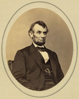 Half-Length Seated Portrait of Abraham Lincoln, Photograph by Anthony Berger, February 9, 1864