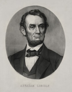 Head and Shoulders Portrait of Abraham Lincoln, Published by Caldwell & Co., New York, 1860's