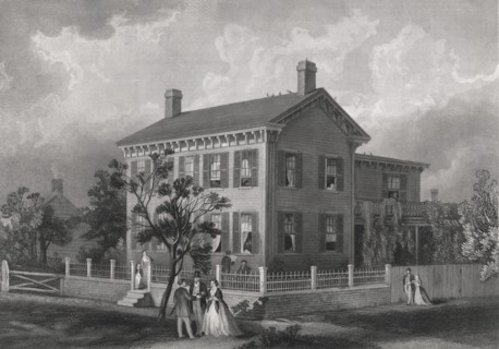 The Home of Abraham Lincoln, Published by John C. McRae, 1866