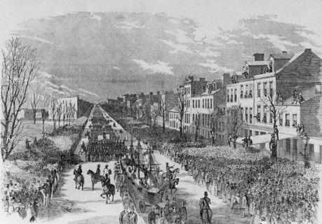 James Buchanan, inauguration, president, American history, historical,