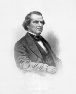 Andrew Johnson (1808-75), 17th President of the United States, Head and Shoulders Portrait, Engraving, J.H. Bufford, 1865