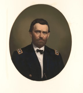 Ulysses S. Grant (1822-85), 18th President of the United States 1869-77, General of Union Army during American Civil War, Head and Shoulders Portrait, Published by E.C. Middleton & Co., Cincinnati, 18...