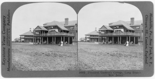 President Garfield's Cottage, Long Branch, New Jersey, Keystone View Company, Stereo Card, 1926