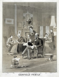 President James A. Garfield and Family, Published by O.C. Haskell & Co., 1882