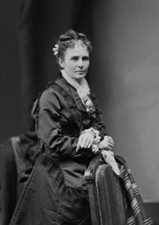 Lucretia Garfield (1832-1918), Wife of James A. Garfield, 20th President of the United States, Three-Quarter Length Portrait, Photograph by Mathew B. Brady, 1870's