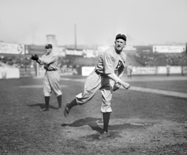 Grover Cleveland Alexander, Major League Baseball Player, Philadelphia Phillies, Half-Length Portrait, Bain News Service, 1911