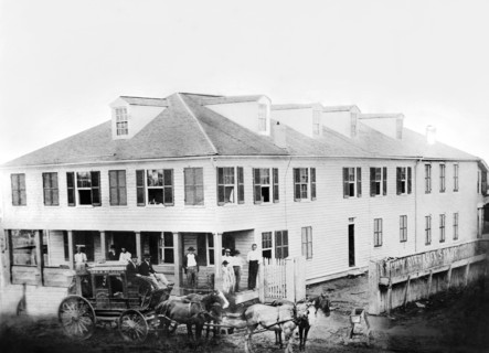 Buck Tavern, 401 Main Street, Columbia, Monroe County, Illinois, USA, Historic American Buildings Survey, 1856