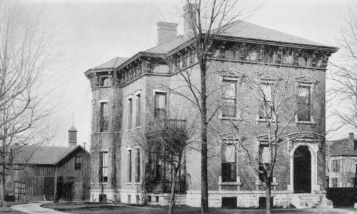 Benjamin Harrison House, 1230 North Delaware Street, Indianapolis, Marion County, Indiana, USA, Historic American Buildings Survey, 1930's