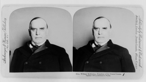 Hon. William McKinley, President of the United States, Stereo Card, Strohmeyer & Wyman Publishers, 1898