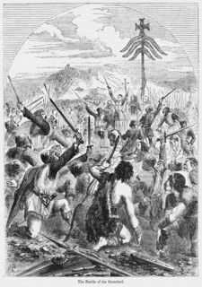 The Battle of the Standard, Illustration from John Cassell's Illustrated History of England, Vol. I from the earliest period to the reign of Edward the Fourth, Cassell, Petter and Galpin, 1857