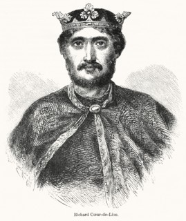 Richard Coeur-de-Lion, Illustration from John Cassell's Illustrated History of England, Vol. I from the earliest period to the reign of Edward the Fourth, Cassell, Petter and Galpin, 1857