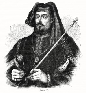 Henry IV, King of England 1399-1413, Illustration from John Cassell's Illustrated History of England, Vol. I from the earliest period to the reign of Edward the Fourth, Cassell, Petter and Galpin, 185...