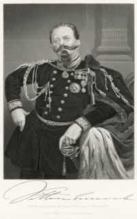 Victor Emmanuel I (1759-1824), King of Sardinia and Duke of Savoy, Three-Quarter Length Portrait, Steel Engraving, Portrait Gallery of Eminent Men and Women of Europe and America by Evert A. Duyckinck...